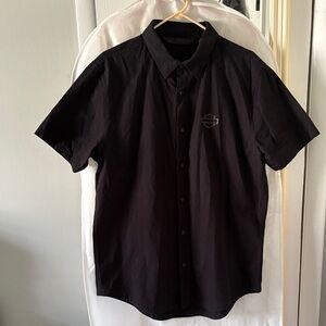 Harley-Davidson - NWT - Black Casual Button Down Shirt